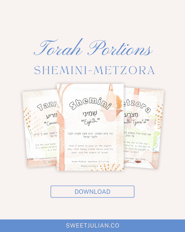 Torah Portion Journal: Shemini-Metzora