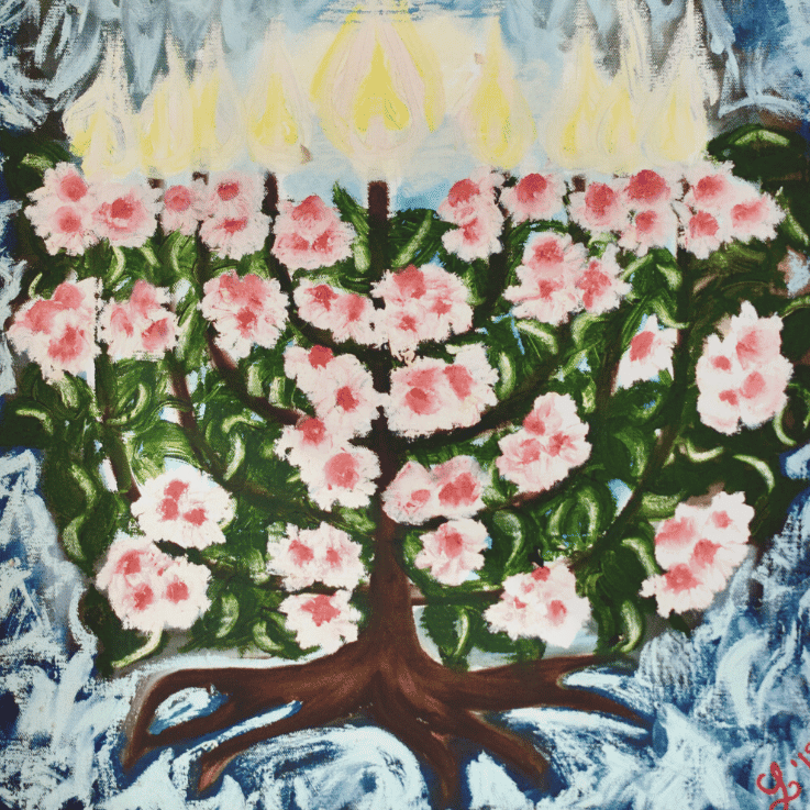 Menorah Blossom (Art For Sale)